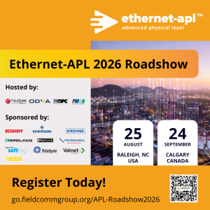 Ethernet-APL Roadshow promotional graphic